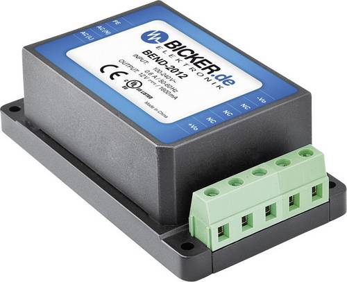 Bicker Elektronik BEND-2012 AC/DC-Einbaunetzteil 1.60A 20W 12 V/DC