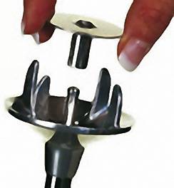 ESGE M160G Stabmixer 160W mit Zerkleinereraufsatz, mit Mixbecher Weiß