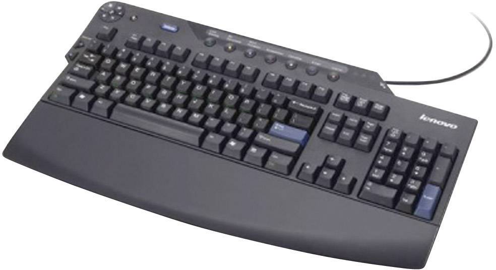 Lenovo Enhanced Performance USB Tastatur Deutsch, QWERTZ Schwarz USB-Anschluss