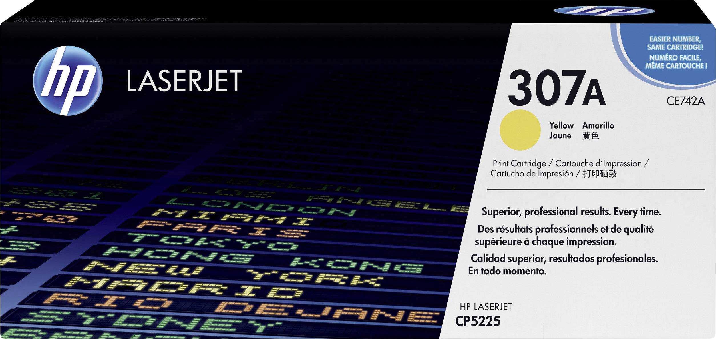 HP Toner 307A Original Gelb 7300 Seiten CE742A