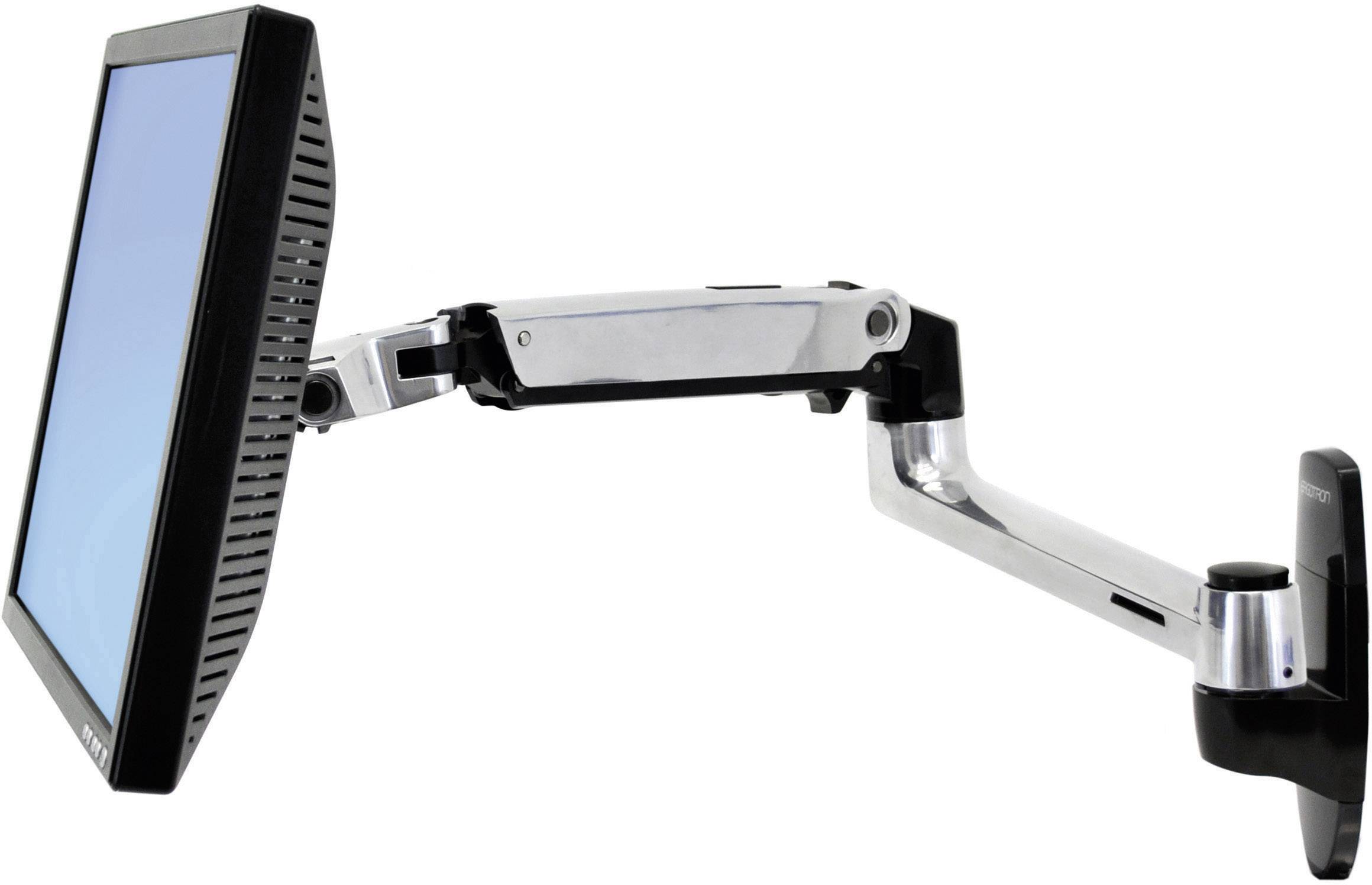 Ergotron LX Arm Wall Mount 1fach Monitor-Wandhalterung 38,1 cm (15") - 86,4 cm (34") Aluminium Höhenverstellbar, Neigbar, Schwenkbar, Rotierbar