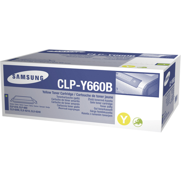 Samsung CLP-Y660B - Gelb - original - Tonerpatrone - für CLP-610ND, 660N, 660ND, CLX-6200FX, 6200ND, 6210FX, 6240FX