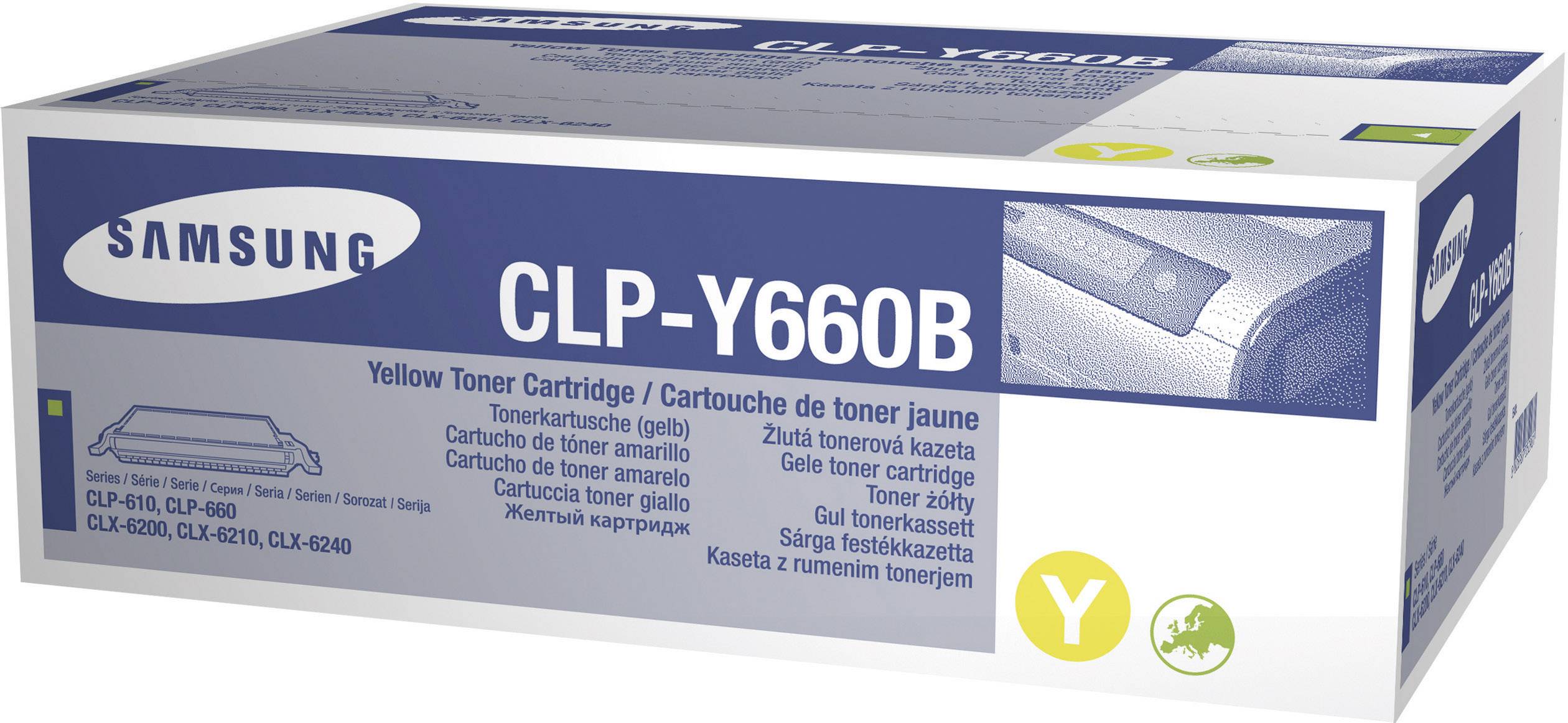 Samsung Toner CLP-Y660B Original Gelb 4000 Seiten CLP-Y660B/ELS