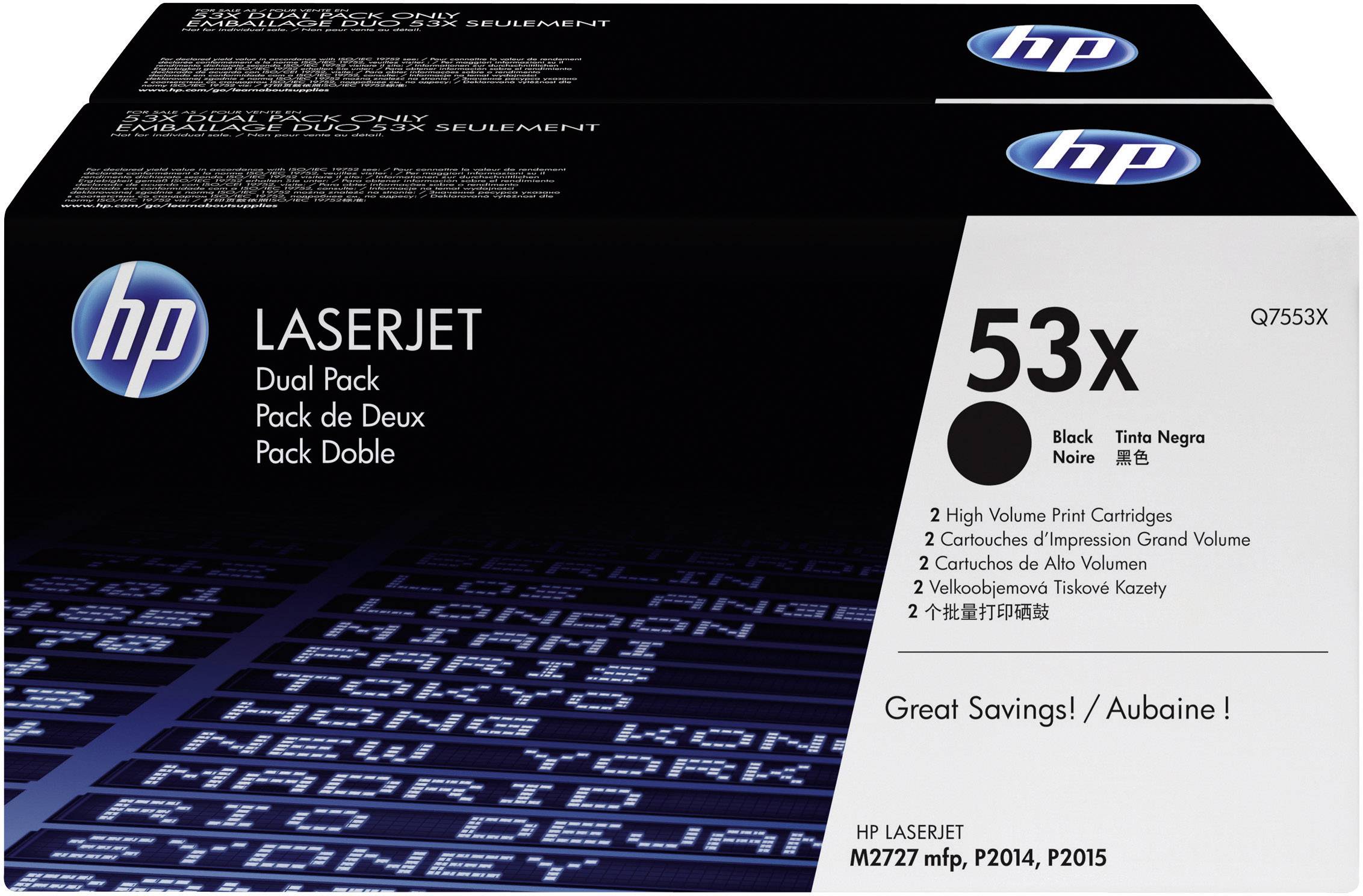 HP 53X Toner Original Schwarz Seitenreichweite max. 7000 Seiten