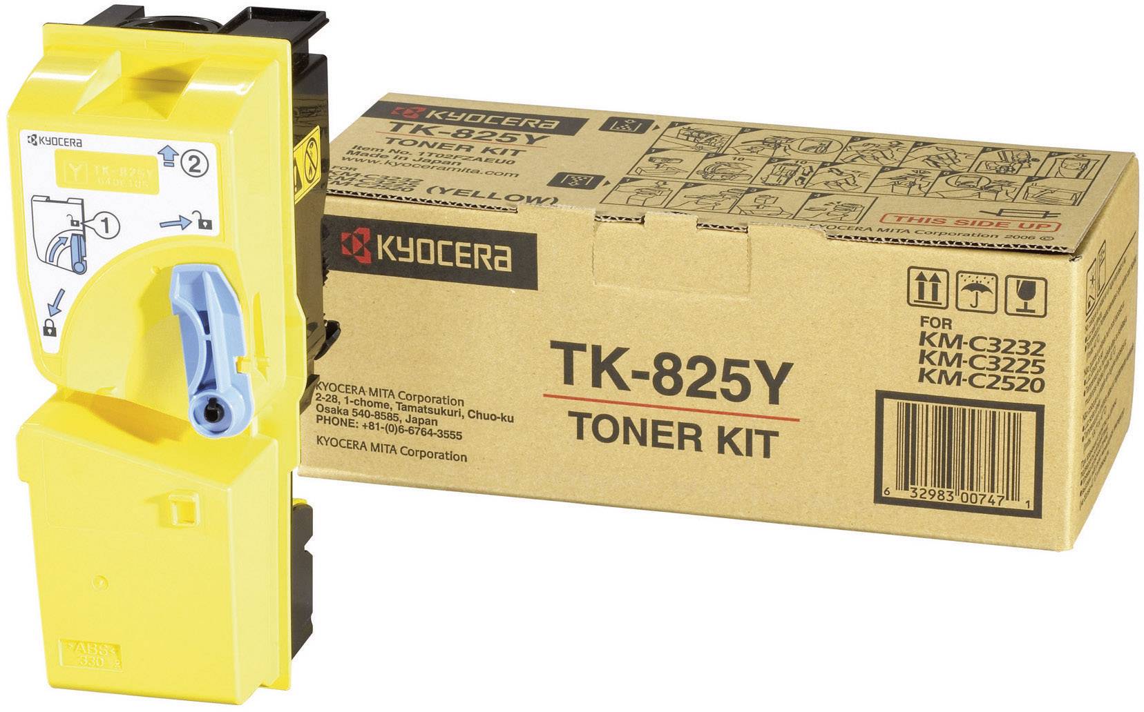 Kyocera Toner TK-825Y Original Gelb 7000 Seiten 1T02FZAEU0