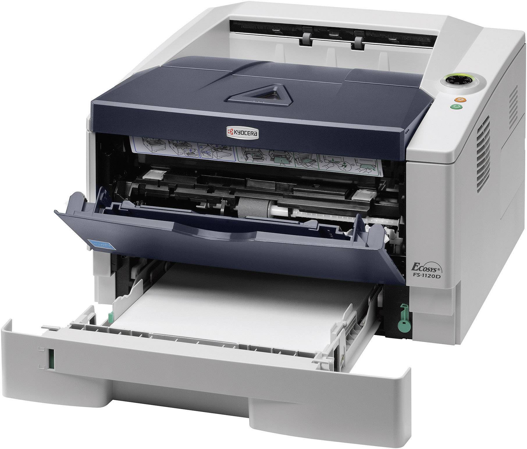 Kyocera FS-1120DN, S/W-Laserdrucker, A4, USB,LAN,Duplex, 1800 x 600 dpi, Max. 30 S./min (S/W)
