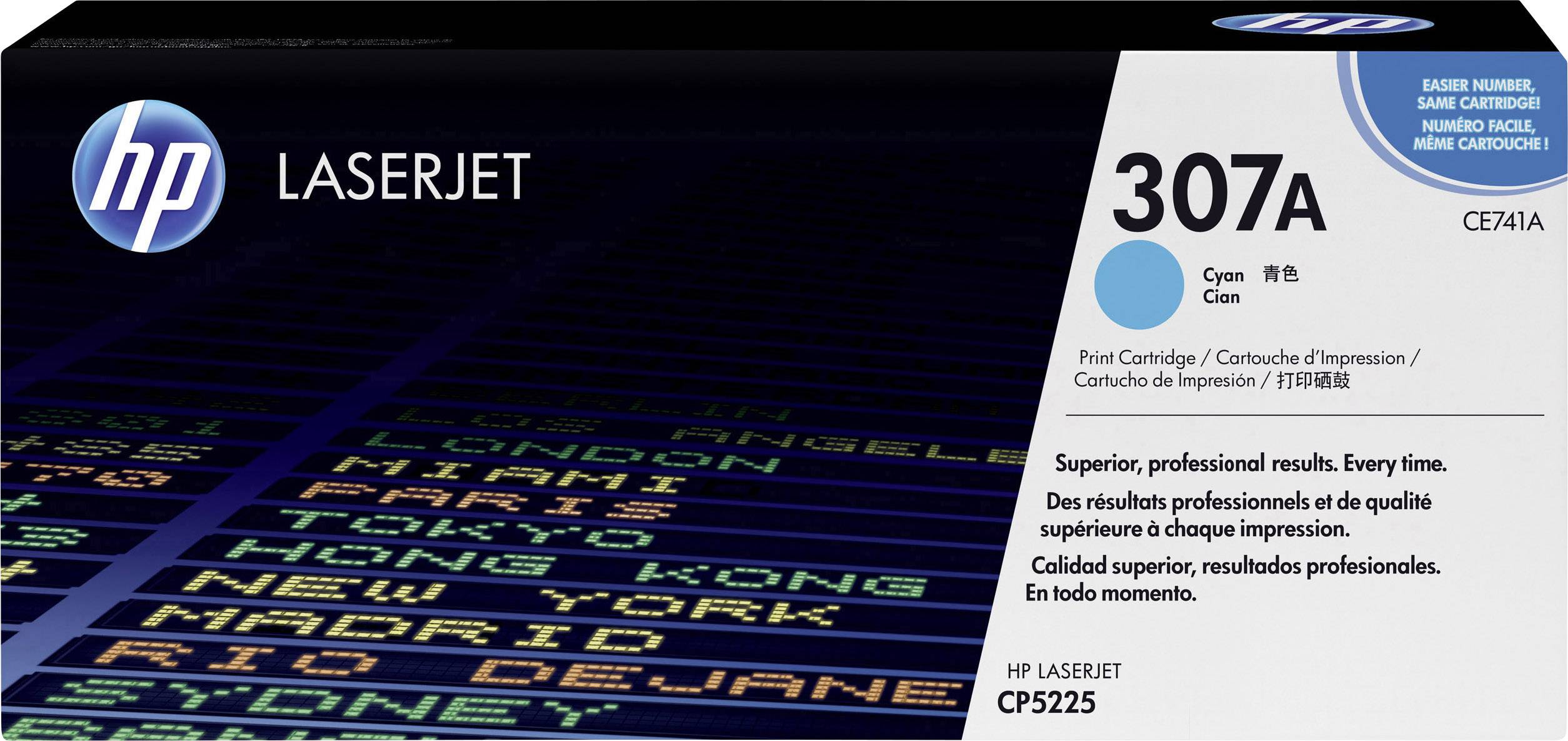 HP Toner 307A Original Cyan 7300 Seiten CE741A