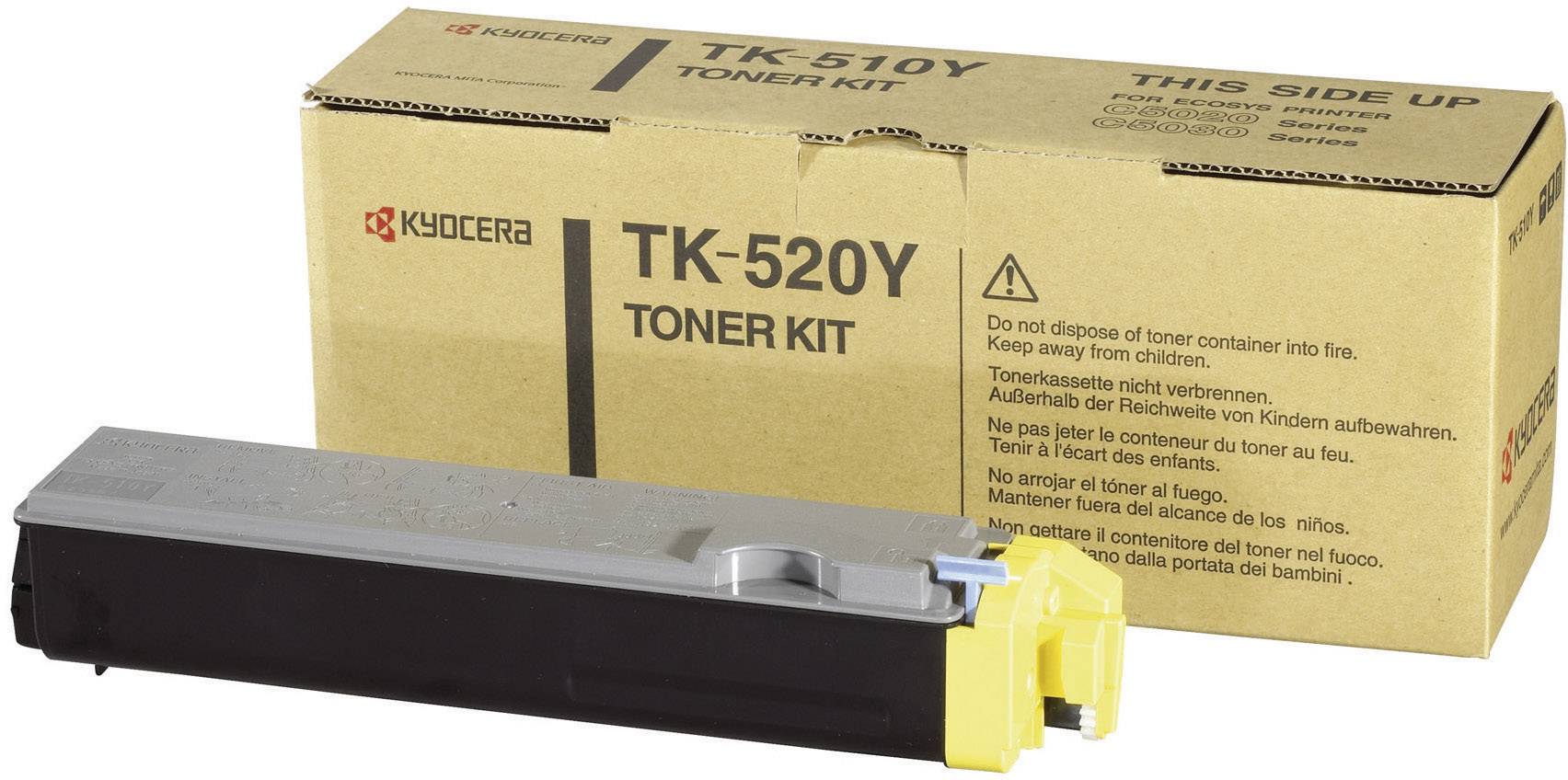 Kyocera Toner TK-520Y Original Gelb 4000 Seiten 1T02HJAEU0