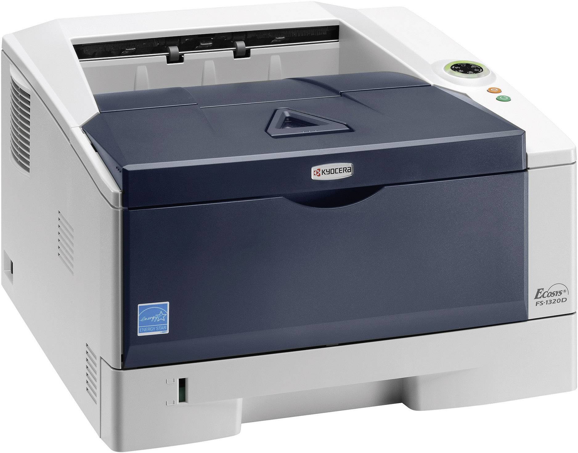Kyocera FS-1320D, S/W-Laserdrucker, A4, USB,Duplex, 1200 x 1200 dpi, Max. 35 S./min (S/W)