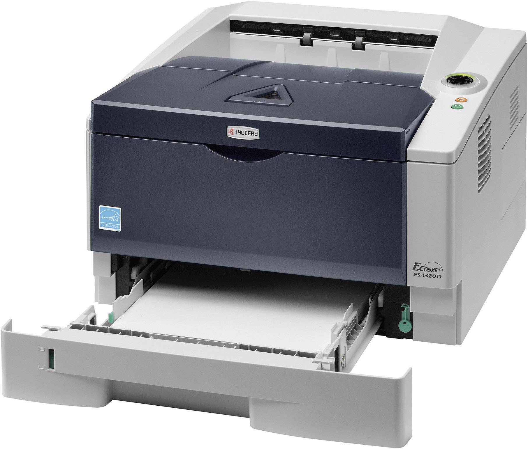 Kyocera FS-1320D, S/W-Laserdrucker, A4, USB,Duplex, 1200 x 1200 dpi, Max. 35 S./min (S/W)