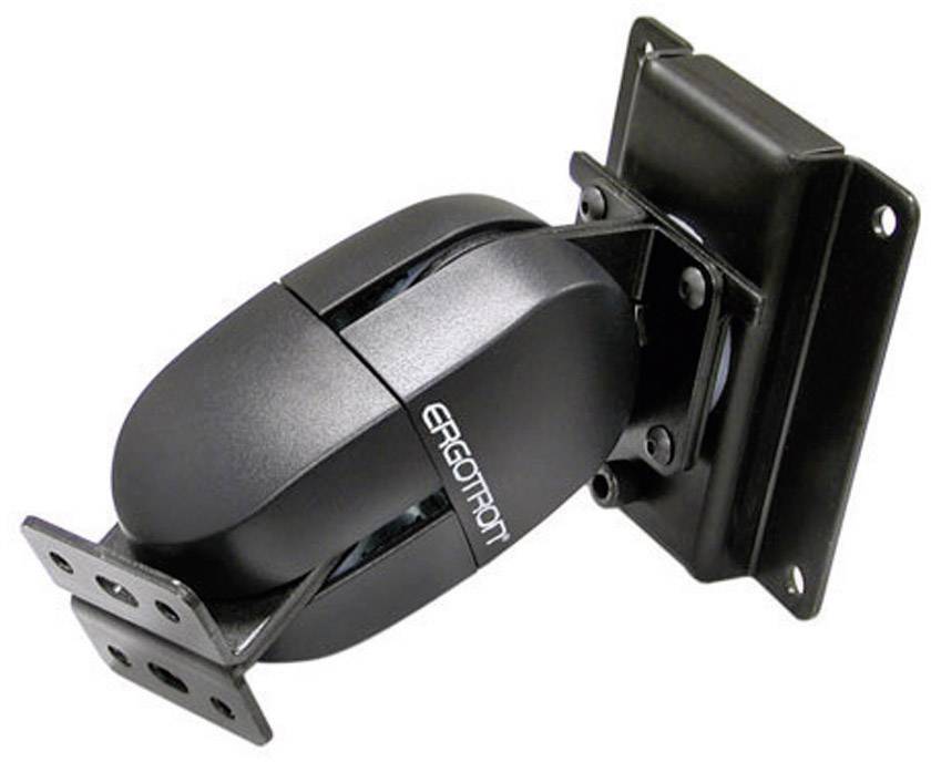 Wandhalterung für LCD-Monitor, schwarz, mit schwenkbarem Arm und Befestigungsplatte. Marke: Ergotron.
