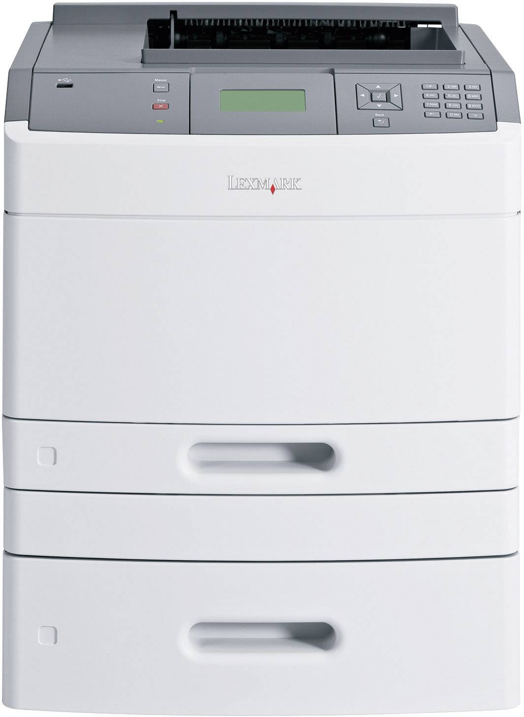 Lexmark T650DTN, S/W-Laserdrucker, A4, USB,LAN,Duplex, 1200 x 1200 dpi, Max. 43 S./min (S/W)