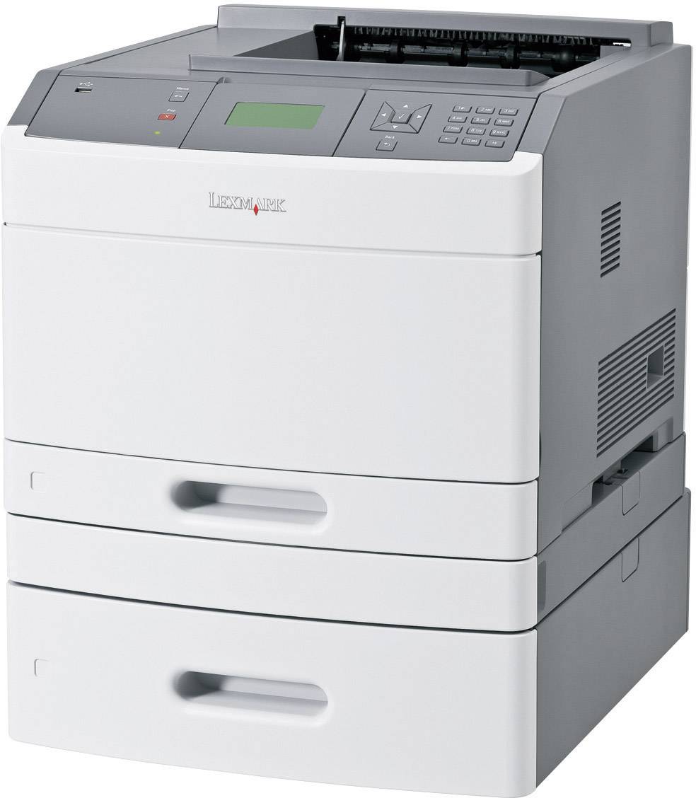 Lexmark T650DTN, S/W-Laserdrucker, A4, USB,LAN,Duplex, 1200 x 1200 dpi, Max. 43 S./min (S/W)