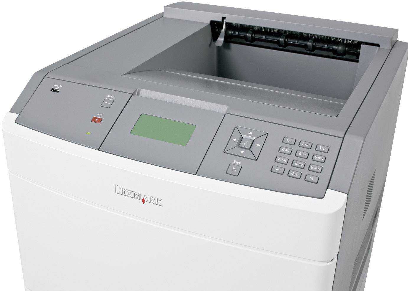 Lexmark T650DTN, S/W-Laserdrucker, A4, USB,LAN,Duplex, 1200 x 1200 dpi, Max. 43 S./min (S/W)