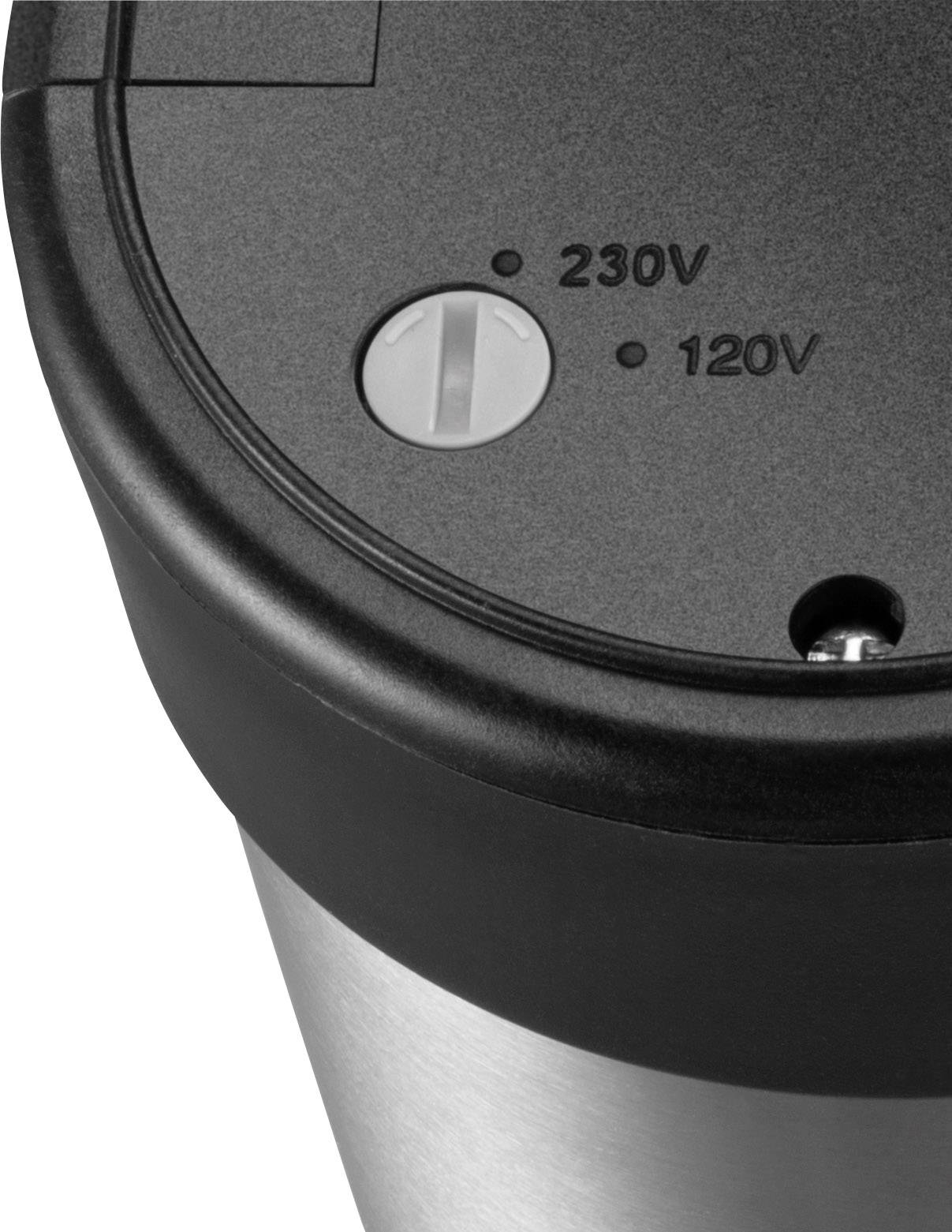 Unold 18575 Reis-set Wasserkocher kabelgebunden Edelstahl, Schwarz Fassungsvermögen: 0.5 l