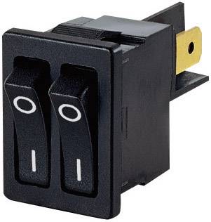 Arcolectric (Bulgin Ltd.) H880TVAAAA Wippschalter H880TVAAAA 250 V/AC 10A 2 x Aus/Ein rastend