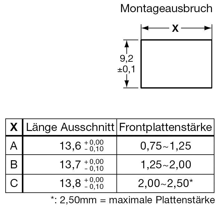 Eledis Wippschalter MR519-0F522 250 V/AC 3 A 1 x Aus/Ein  rastend 1 St.