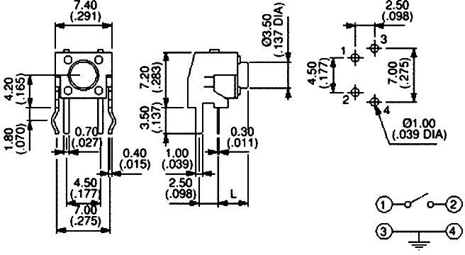 APEM PHAP3305 PHAP3305 Drucktaster 12 V/DC 0.05A 1 x Aus/(Ein) tastend
