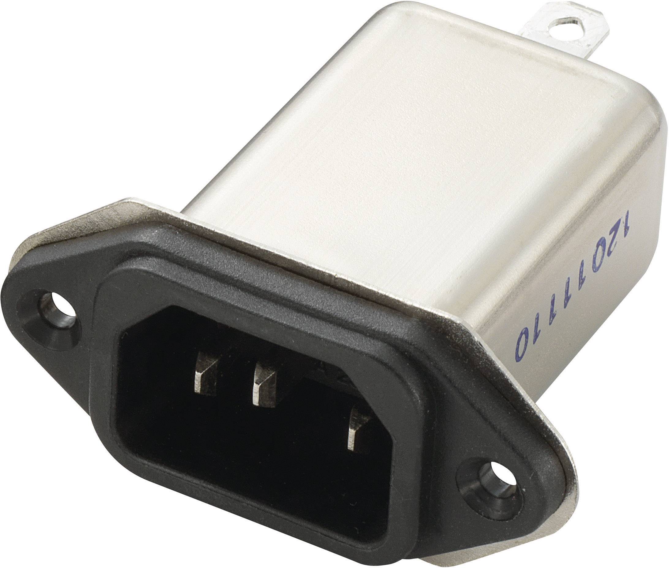 Yunpen 700174 YB10A1-B Netzfilter mit Kaltgerätebuchse 250 V/AC 10 A 0.3 mH (L x B x H) 58 x 52.3 x 25.25 mm 1 St.