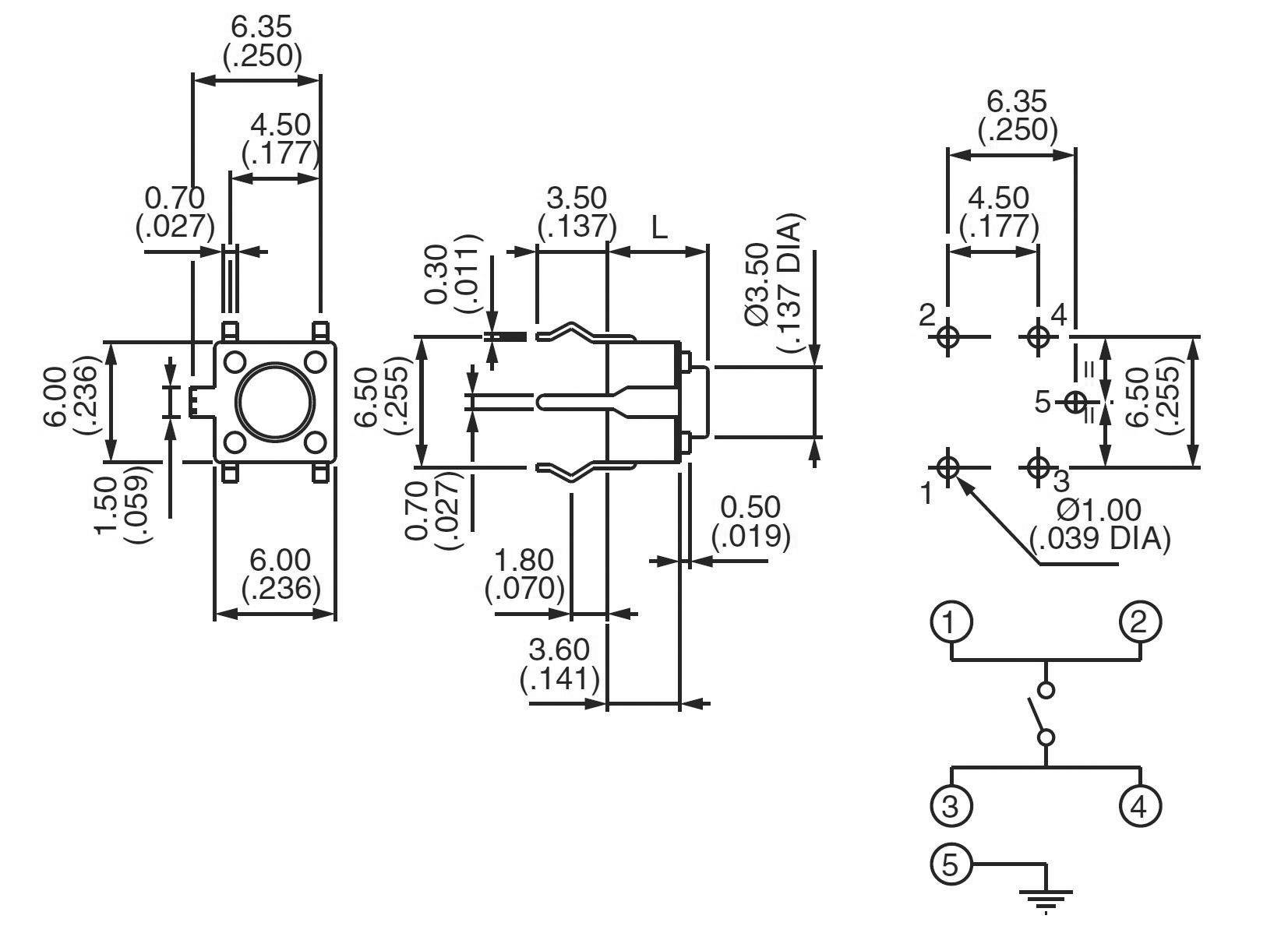 APEM PHAP3302B PHAP3302B Drucktaster 12 V/DC 0.05A 1 x Aus/(Ein) tastend