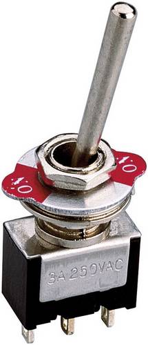 TRU Components 1571811 LB-601-2 Kippschalter 250 V/AC 3 A 1 x Ein/Ein rastend 1 St.