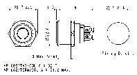 Bulgin MPI002/TERM/RD MPI002/TERM/RD Vandalismusgeschützter Drucktaster 24 V/DC 0.05A 1 x Aus/(Ein) tastend Rot (Ø x L) 22mm