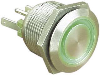 Bulgin MPI002/28/GN MPI002/28/GN Vandalismusgeschützter Drucktaster 24 V/DC 0.05 A 1 x Aus/(Ein) tastend Grün (Ø x L) 22 mm x 32.7 mm IP66 1 St.