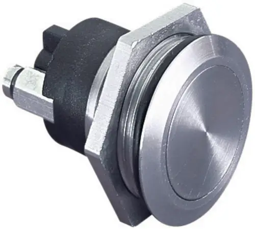 MP0037 MP0037 Vandalismusgeschützter Drucktaster 50 V 1 A 1 x Aus (Ein) tastend (Ø x L) 215 mm x 296 mm IP68 (Frontplattendichtung) 1 St