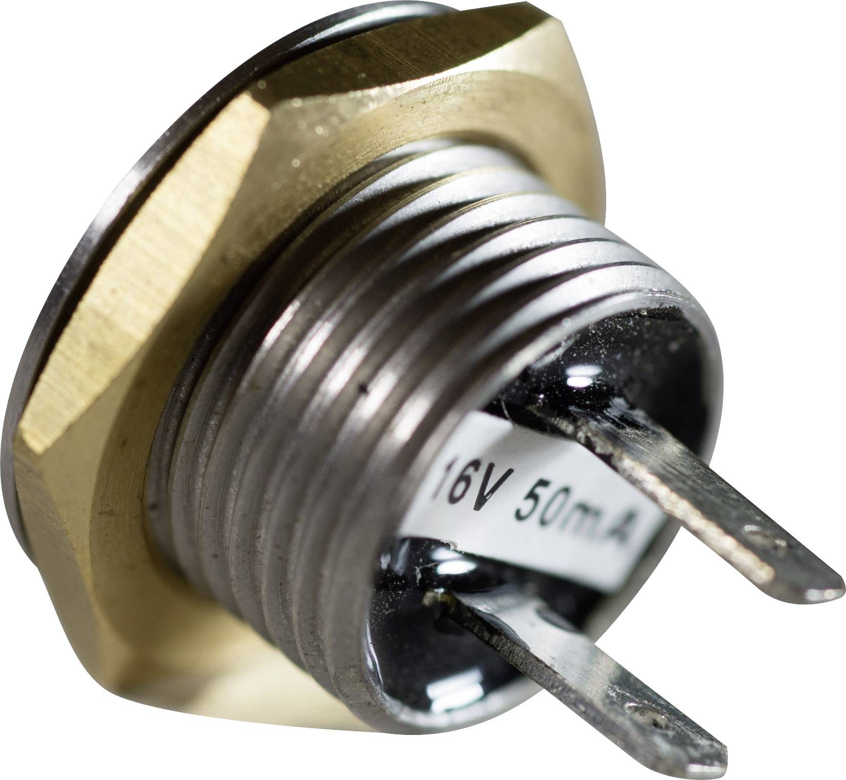 TRU COMPONENTS 700679 MSW1201 Vandalismusgeschützter Drucktaster 16 V/DC 0.05 A 1 x Aus/(Ein) tastend 1 St.