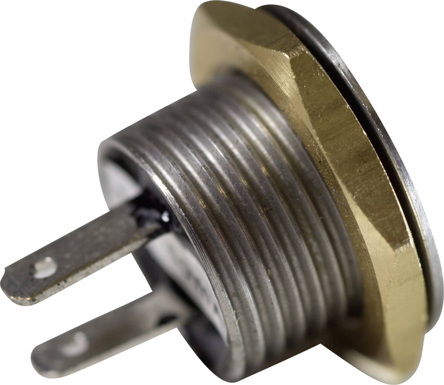 TRU COMPONENTS 700679 MSW1201 Vandalismusgeschützter Drucktaster 16 V/DC 0.05 A 1 x Aus/(Ein) tastend 1 St.