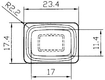 TRU Components 1587935 Wippschalter TC-R13-66B8 12 V/DC 16A 1 x Aus/Ein rastend 1St.