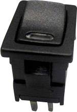 TRU Components 1587519 Wippschalter TC-R13-66L-02 LED 24V/DC 250 V/AC 6A 1 x Aus/Ein rastend