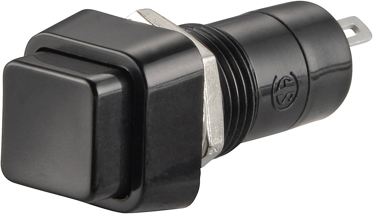 TRU Components 1587696 TC-R13-23A-05BK Drucktaster 250 V/AC 1.5A 1 x Aus/(Ein) tastend