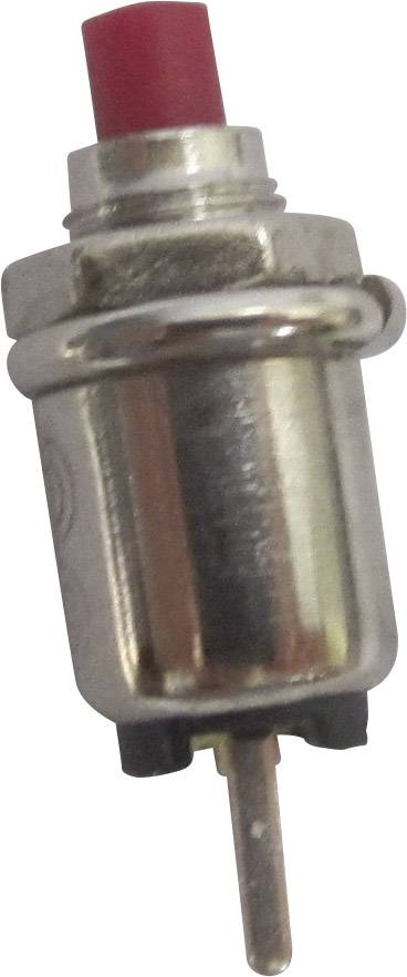 TRU Components 1587717 TC-R13-81A-05RT Drucktaster 125 V/AC 0.5A 1 x Aus/(Ein) tastend