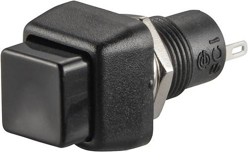 TRU Components 1587719 TC-R13-83A-05BK Drucktaster 250 V/AC 1 A 1 x Aus/(Ein) tastend