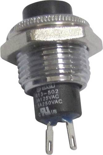 TRU Components 1587734 TC-R13-502MA-05BK Drucktaster 250 V/AC 1.5 A 1 x Aus/(Ein) tastend