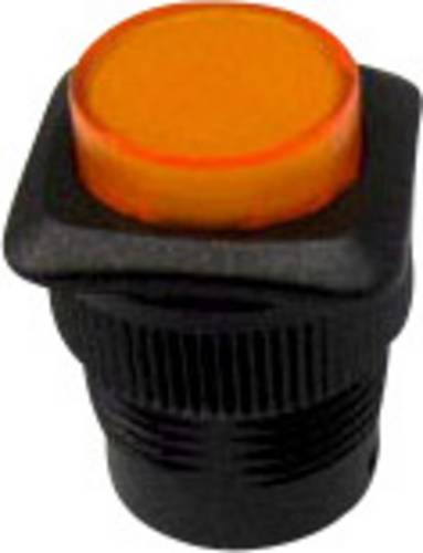 TRU Components 1587741 TC-R13-508AL-05YL Drucktaster 250 V/AC 1.5 A 1 x Aus/(Ein) tastend Gelb