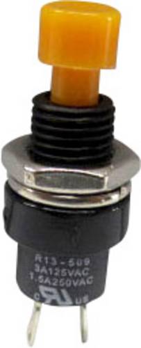 TRU Components 1587749 TC-R13-509A-05YL Drucktaster 250 V/AC 1.5 A 1 x Aus/(Ein) tastend