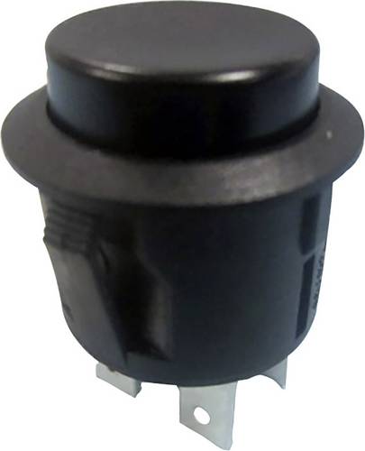 TRU Components 1587758 TC-R13-527B-02BK Druckschalter 250 V/AC 6 A 2 x Ein/Aus rastend 1 St.