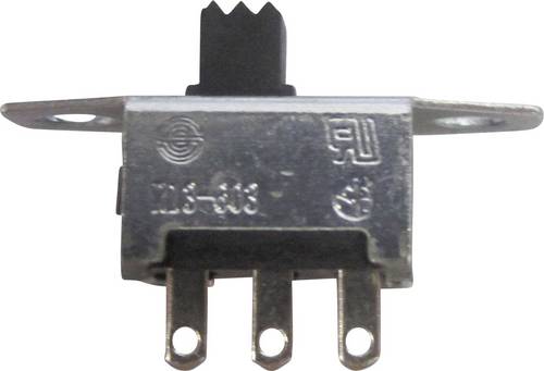 TRU Components 6351072 TC-R13-603C-05 Schiebeschalter 250 V/AC 3 A 1 x Ein/Ein