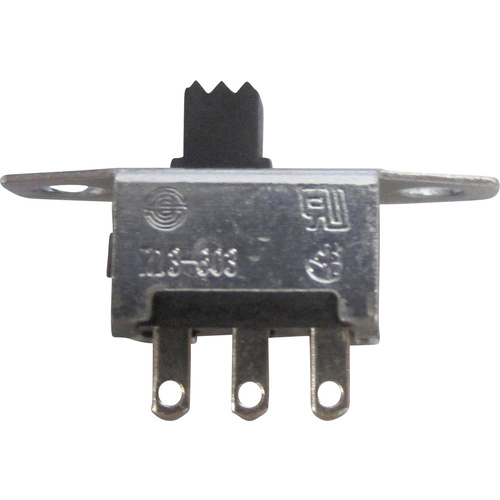 Interrupteur à glissière TRU COMPONENTS TC-R13-603C-05 6351072 250 V/AC 3 A 1 x On/On
