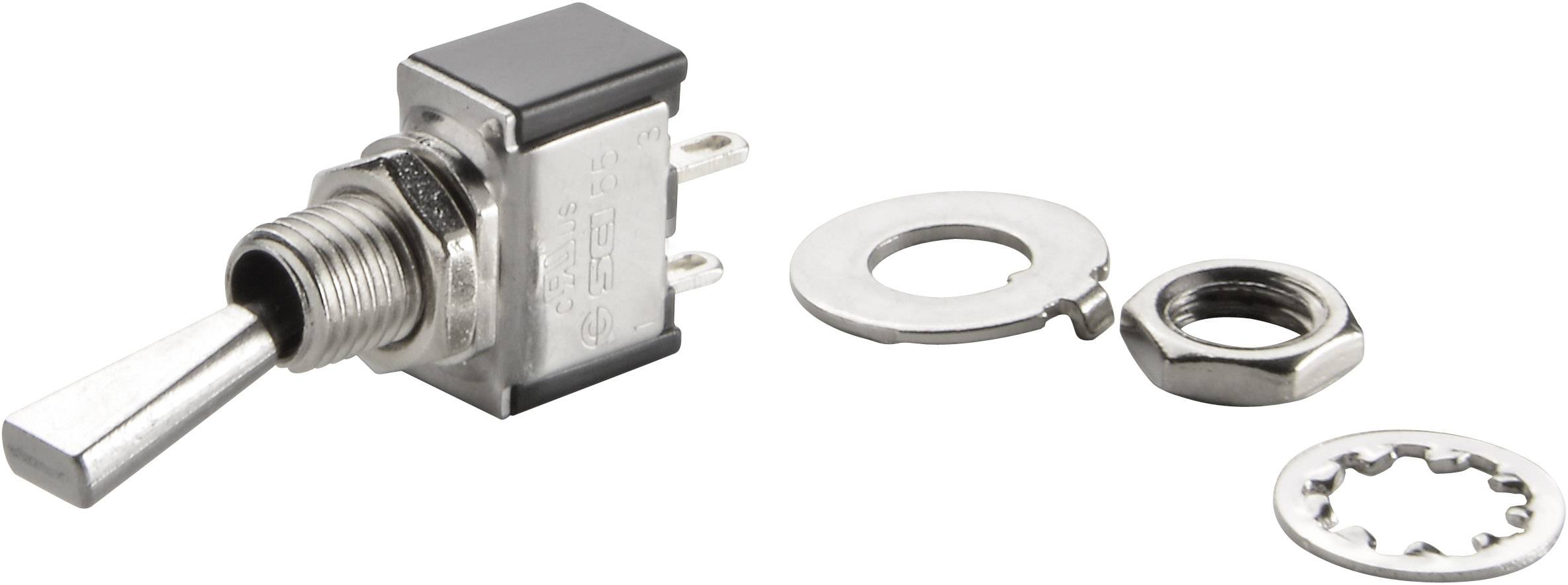 TRU Components 1587776 TC-TA101F1 Kippschalter 250 V/AC 3A 1 x Aus/Ein rastend