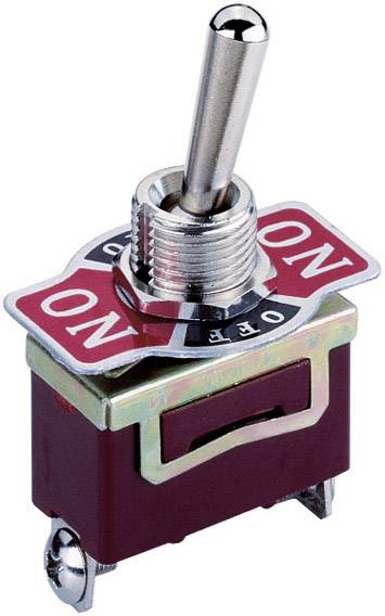 TRU Components 701211 KN3 Kippschalter 250 V/AC 10 A 2 x Ein/Aus/Ein rastend/0/rastend 1 St.