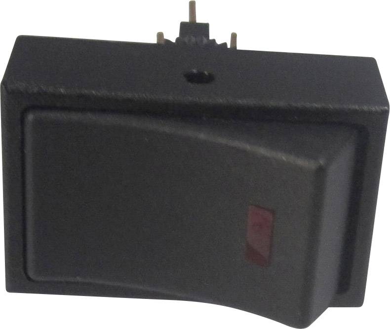 TRU Components 1587813 Kfz-Wippschalter TC-R13-207L-SQ RED 12V/DC 12 V/DC 20A 1 x Aus/Ein rastend