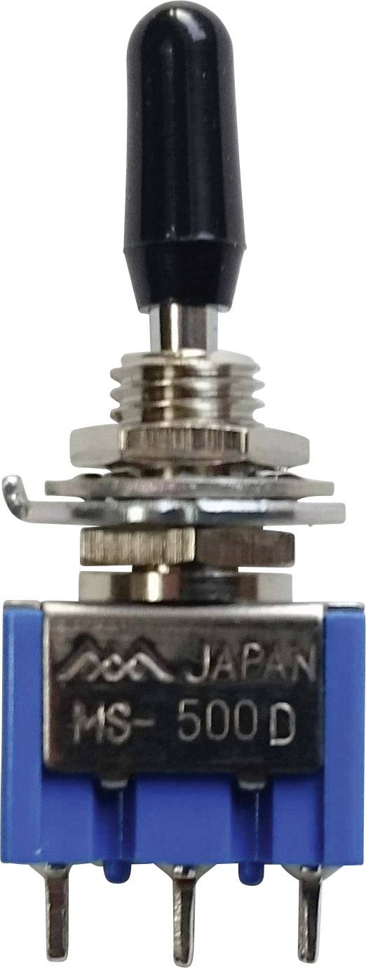 Miyama 701220 MS 500-BC-D Kippschalter 125 V/AC 6 A 1 x Ein/Aus/(Ein) rastend/0/tastend 1 St.
