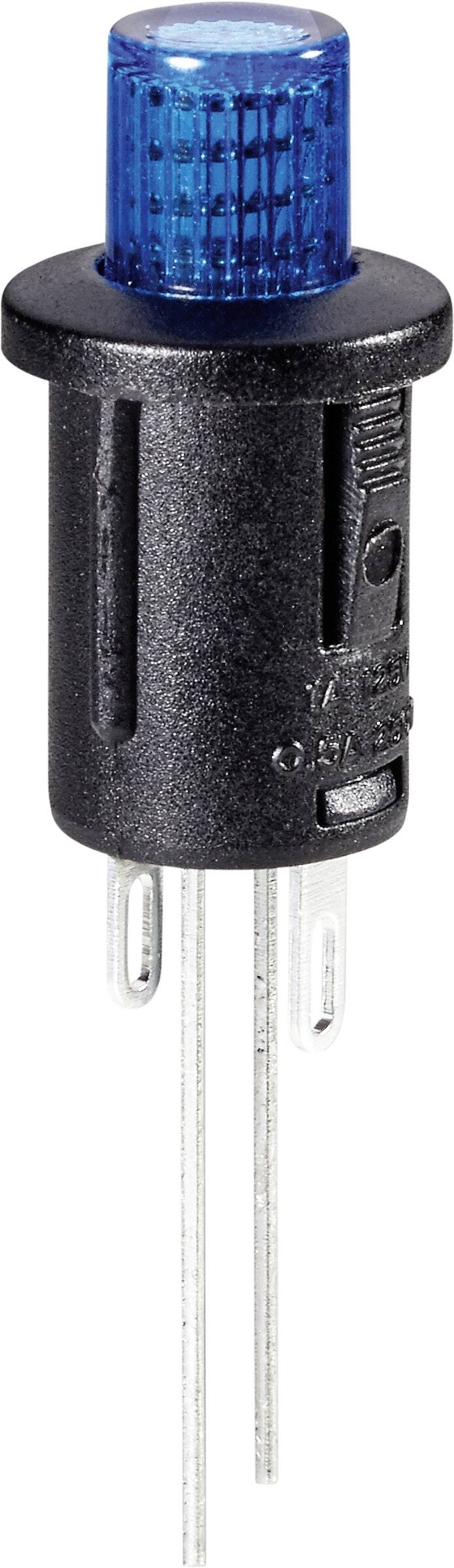 SCI R13-529BLBL Druckschalter 250 V/AC 0.5A 1 x Aus/Ein rastend 1St.