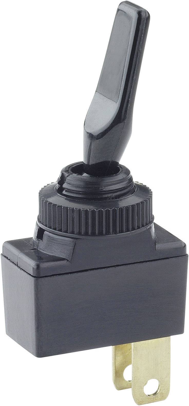 TRU Components 1587840 Kfz-Kippschalter TC-R13-18BS-SQ 12 V/DC 10 A 1 x Aus/Ein rastend