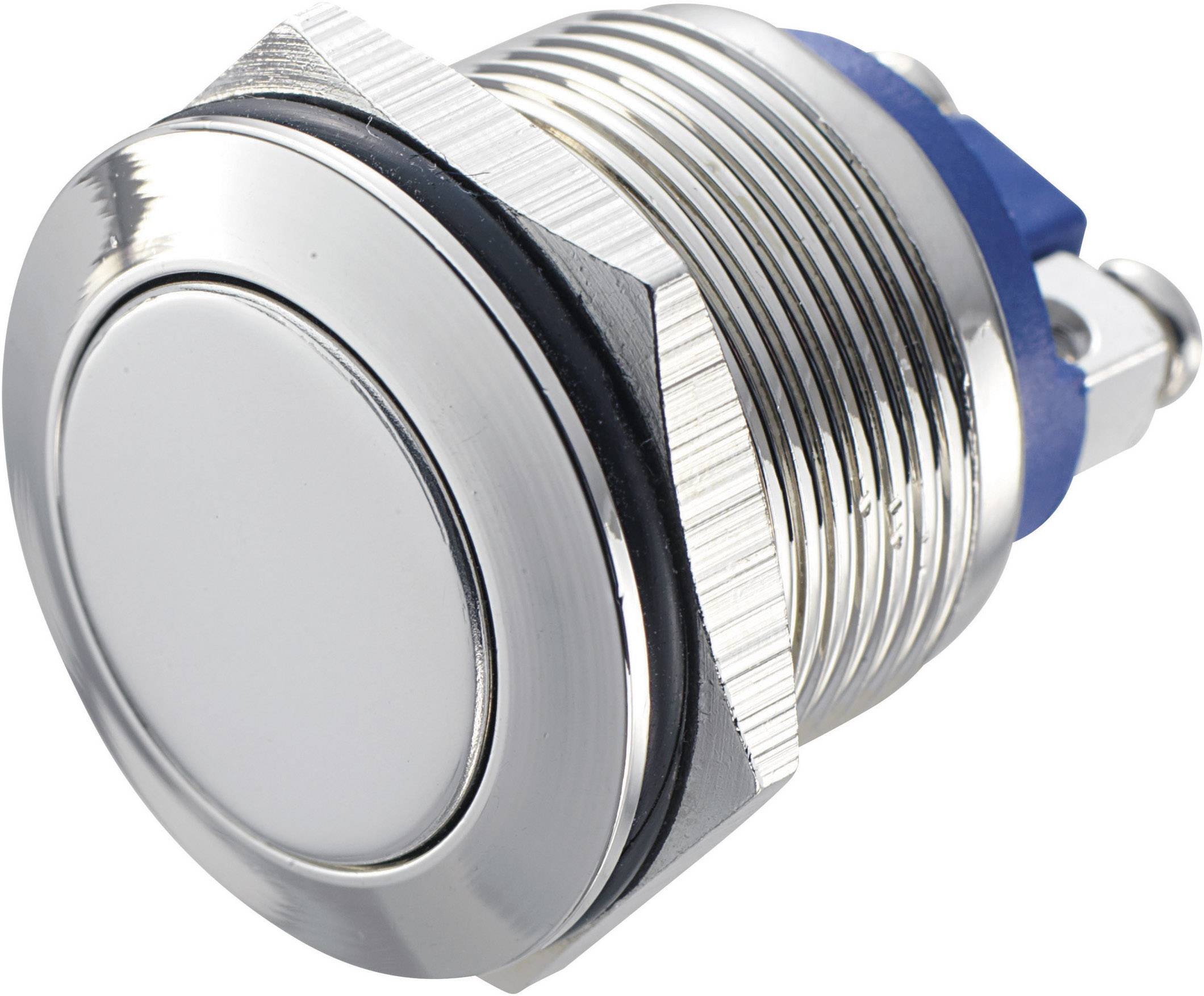 TRU Components GQ 19F-N Vandalismusgeschützter Drucktaster 48 V/DC 2 A 1 x Aus/(Ein) tastend IP65 1