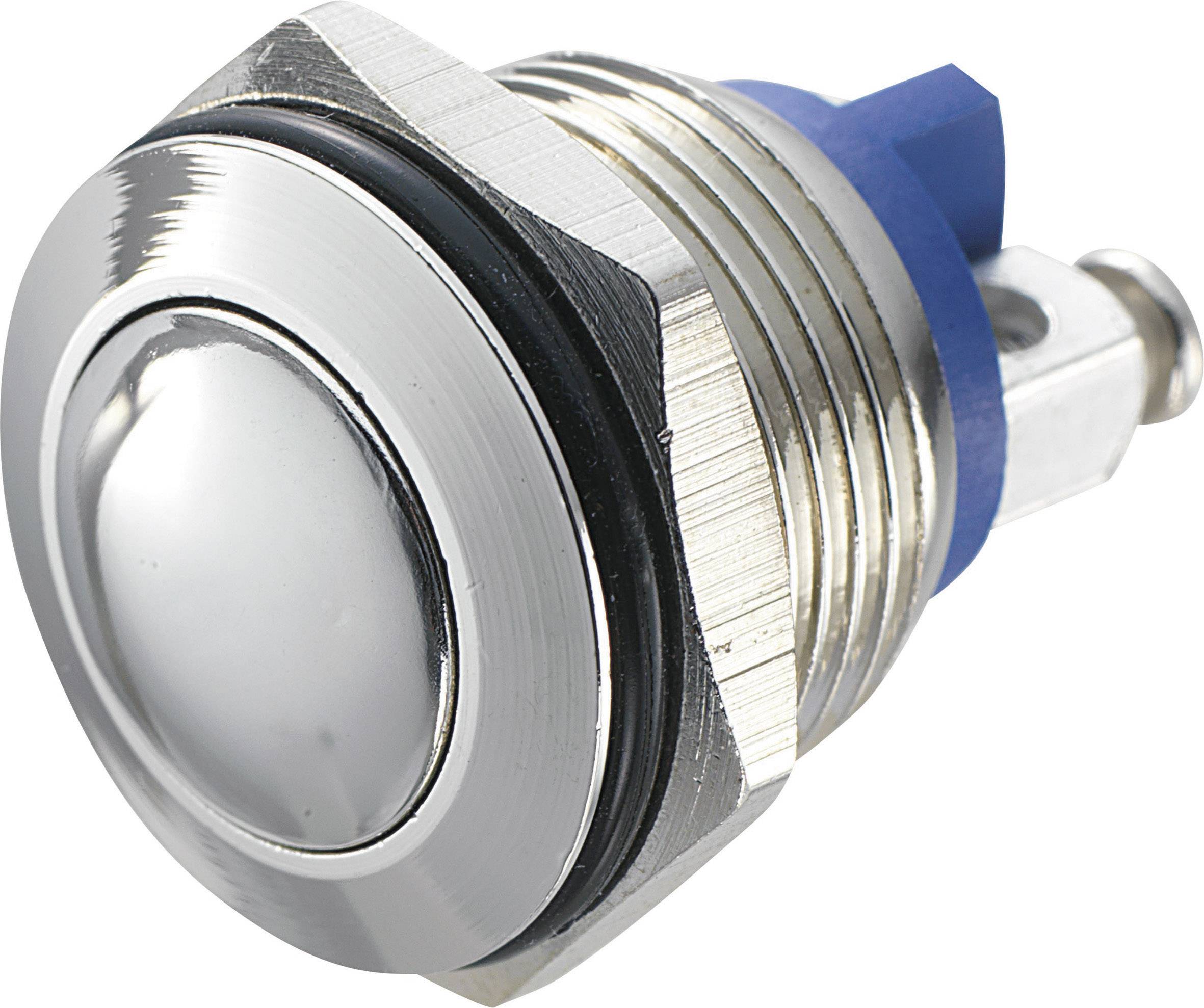 TRU Components 701271 GQ 16B-N Vandalismusgeschützter Drucktaster 48 V/DC 2 A 1 x Aus/(Ein) tastend