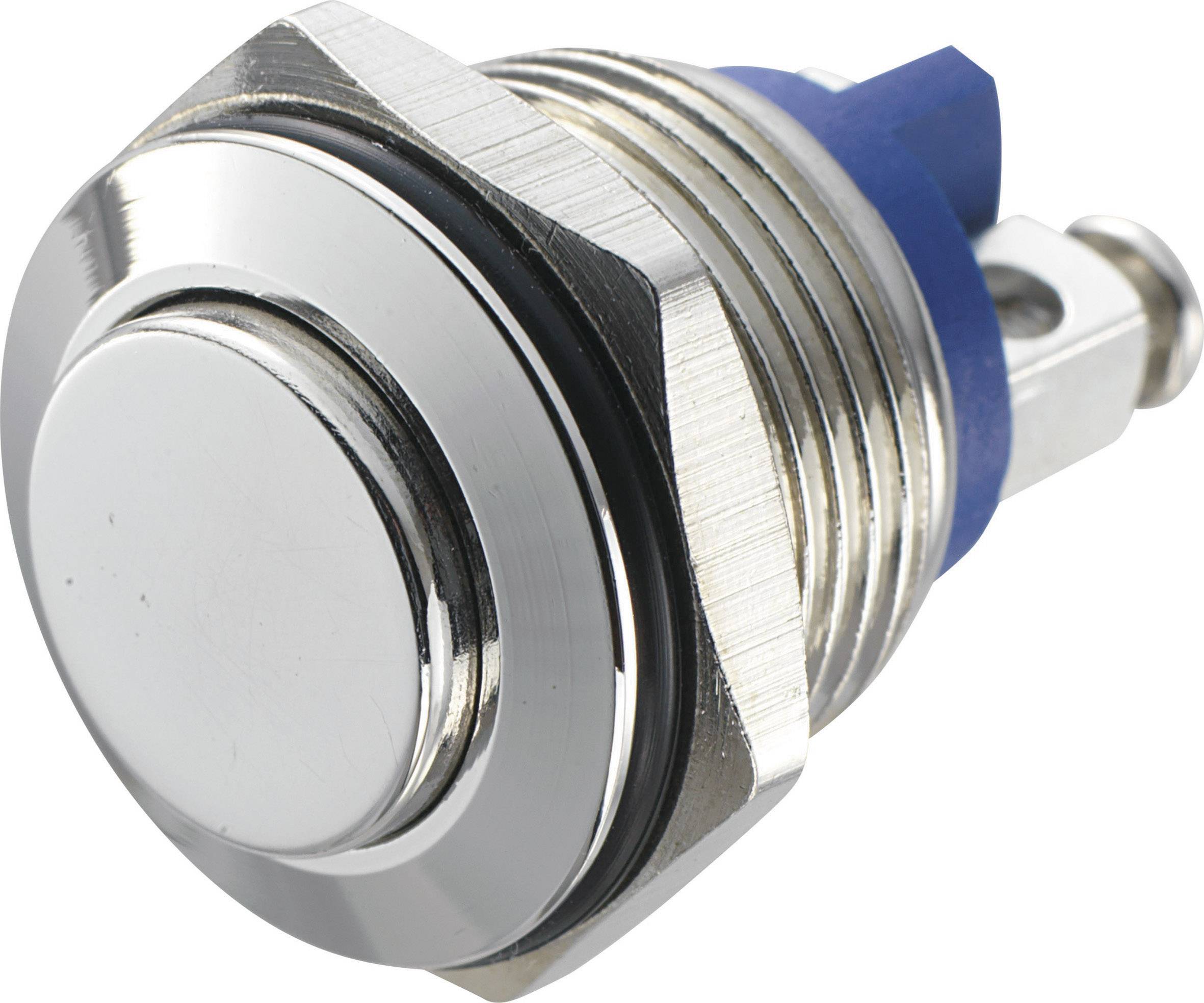 TRU Components 701281 GQ 16H-N Vandalismusgeschützter Drucktaster 48 V/DC 2A 1 x Aus/(Ein) tastend IP65 1St.